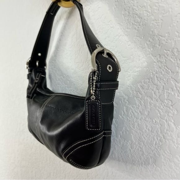 COACH NY Soho Small Black Hobo Shoulder Bag - Picture 3 of 9